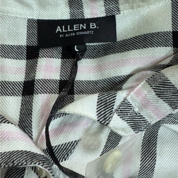 Allen B. Plaid NWT L button down wt46 - Picture 6 of 7